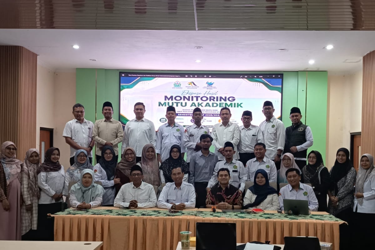 Tadris IPA UIN Madura Ikuti Ekspose Hasil Monitoring dan Evaluasi Gugus Penjamin Mutu FTIK